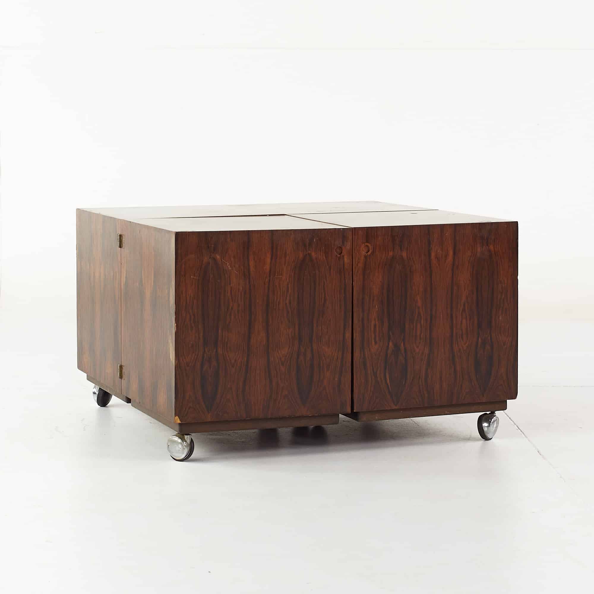 Leif Alring Mid Century Rosewood Modular Coffee Table
