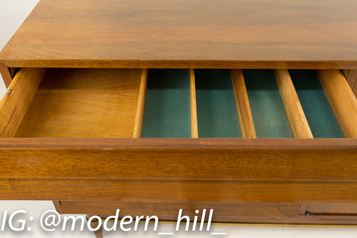Merton Gershun American of Martinsville Louvered Dresser Credenza