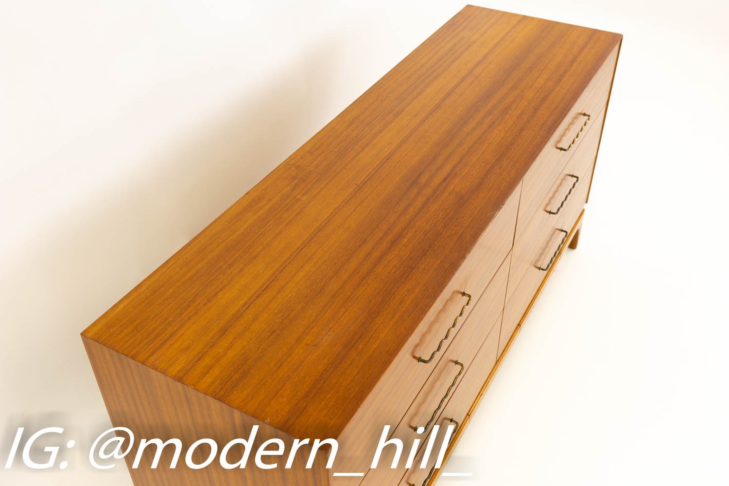 John Keal for Brown Saltman Mid Century Modern 6 Drawer Dresser