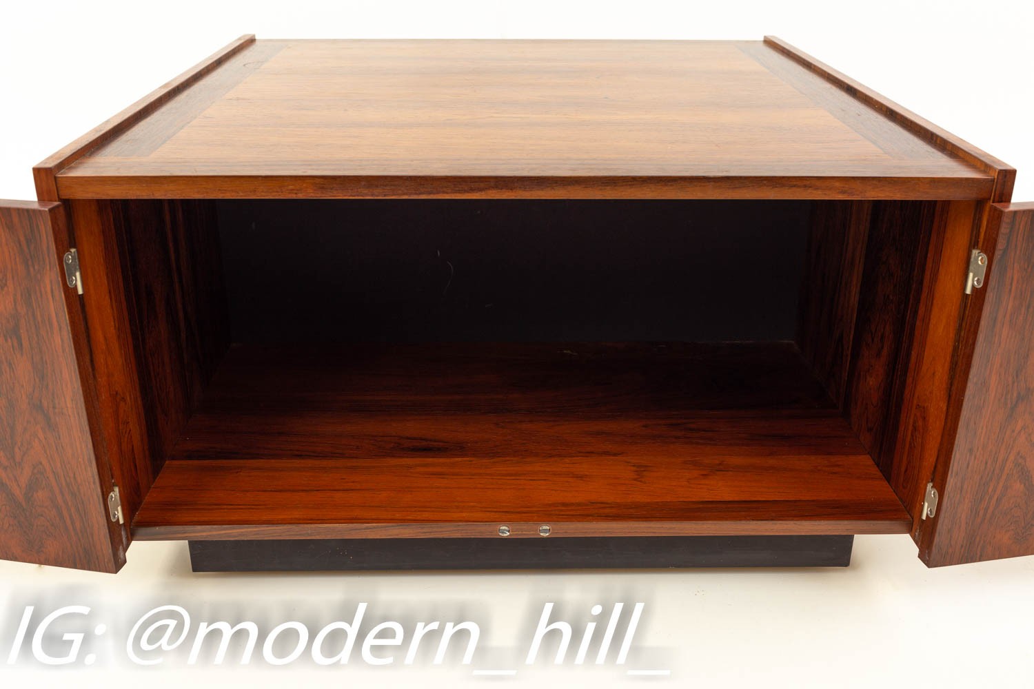 Bornholm Danish Rosewood Mid Century Storage Square Coffee Side End Table