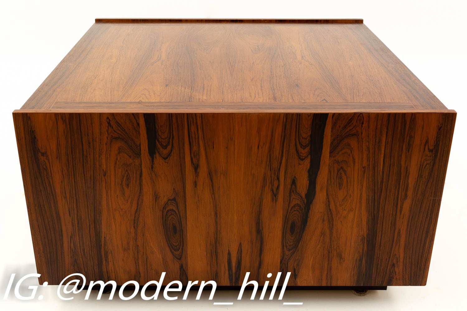 Bornholm Danish Rosewood Mid Century Storage Square Coffee Side End Table