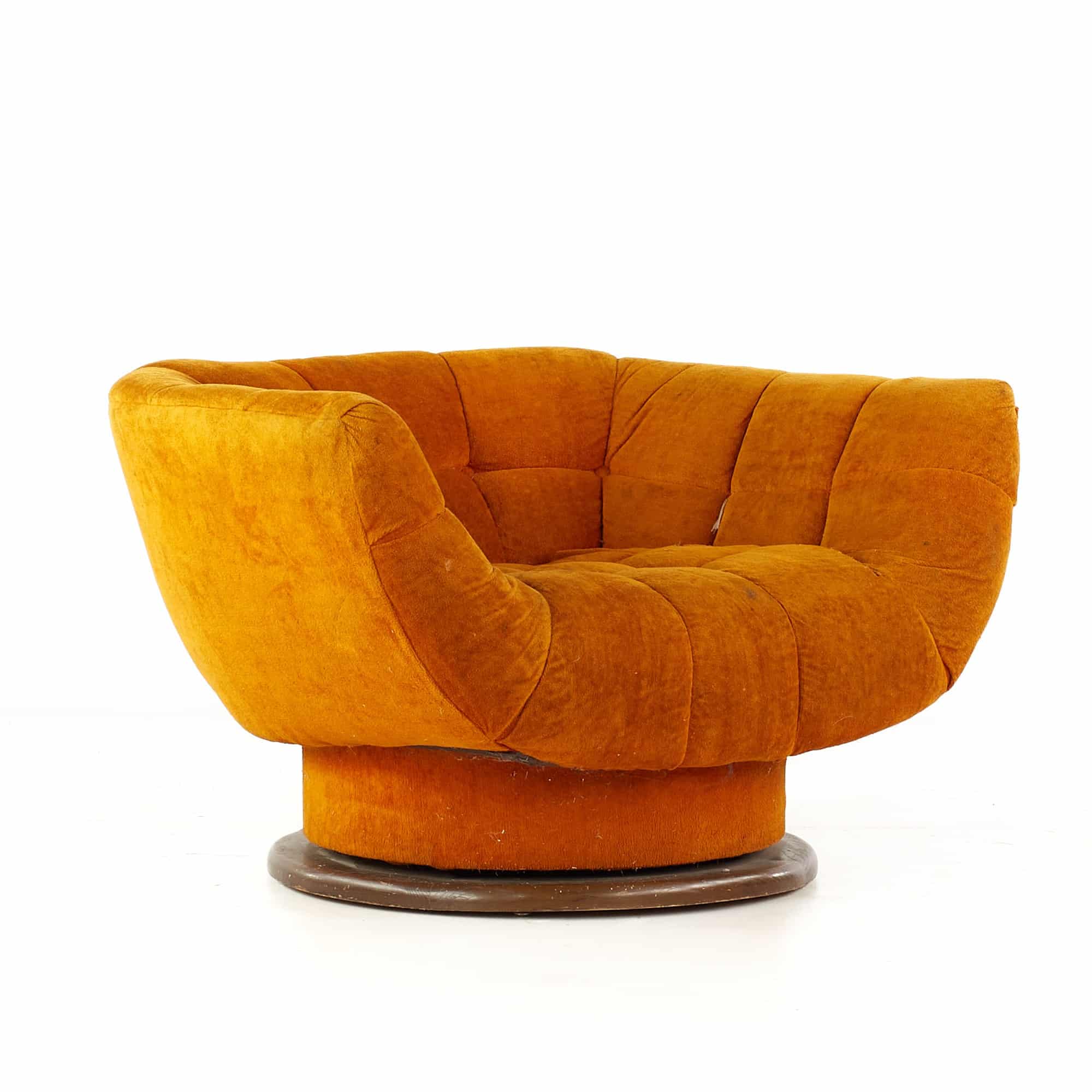 Adrian Pearsall Mid Century Swivel Tub Lounge Chair