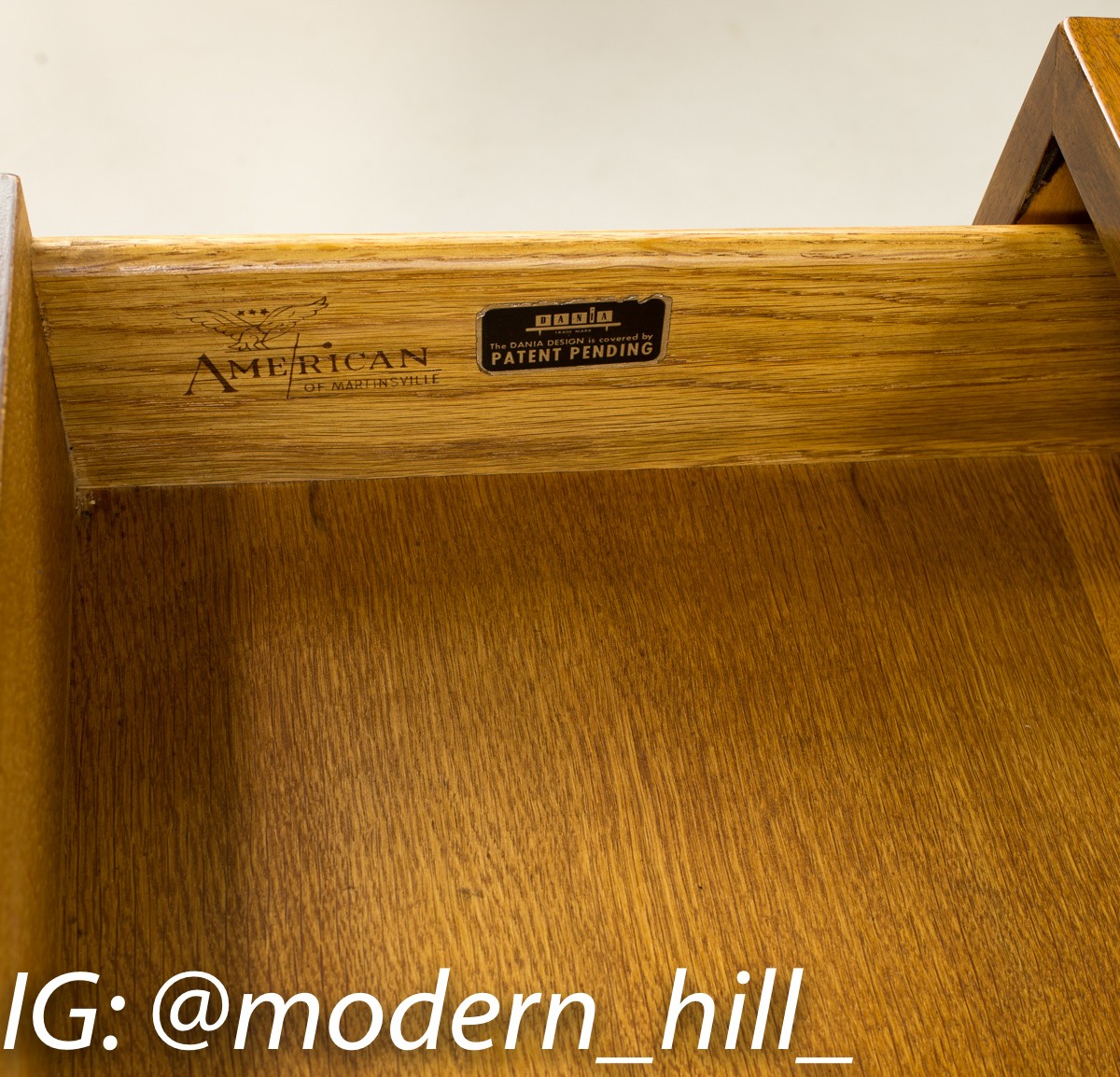 Merton Gershun American of Martinsville Mid Century Louvered Dresser Chest