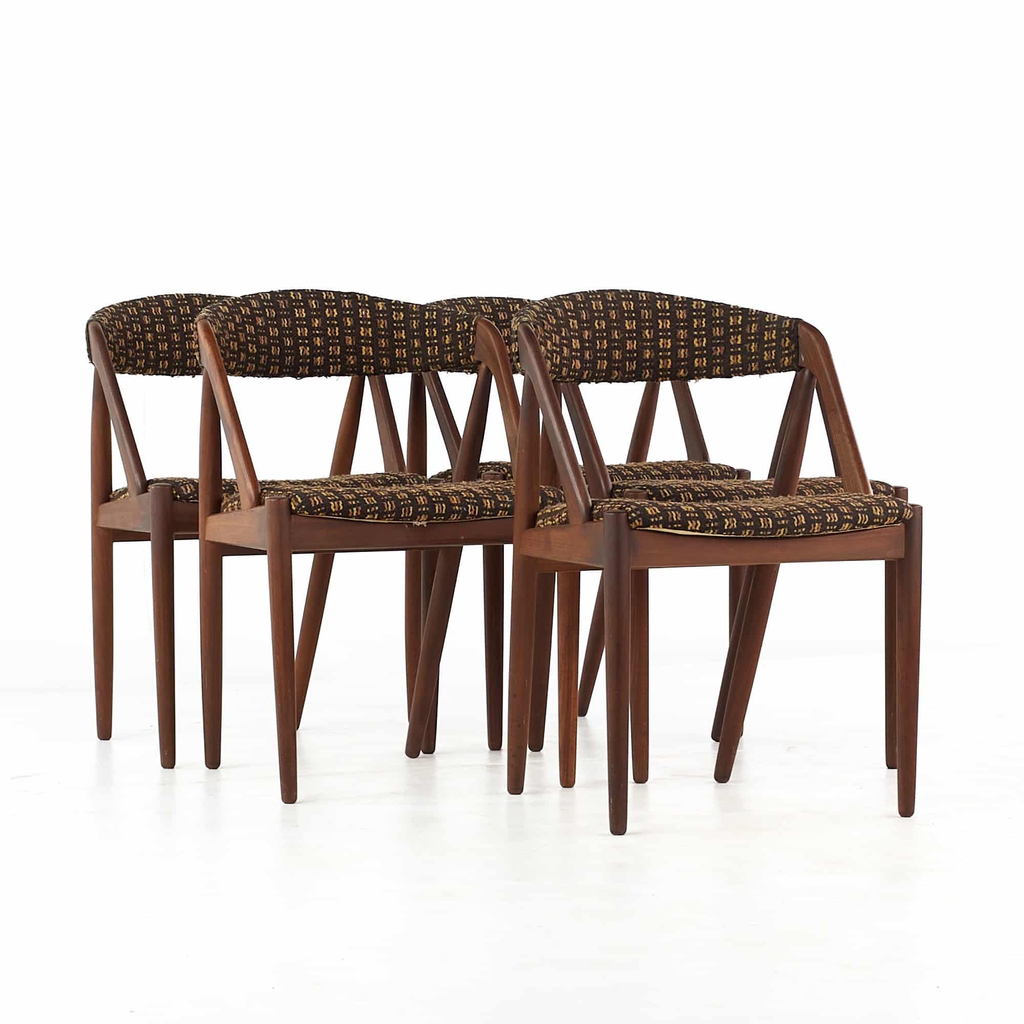 Kai Kristiansen Mid Century Teak Dining Chairs - Set of 5