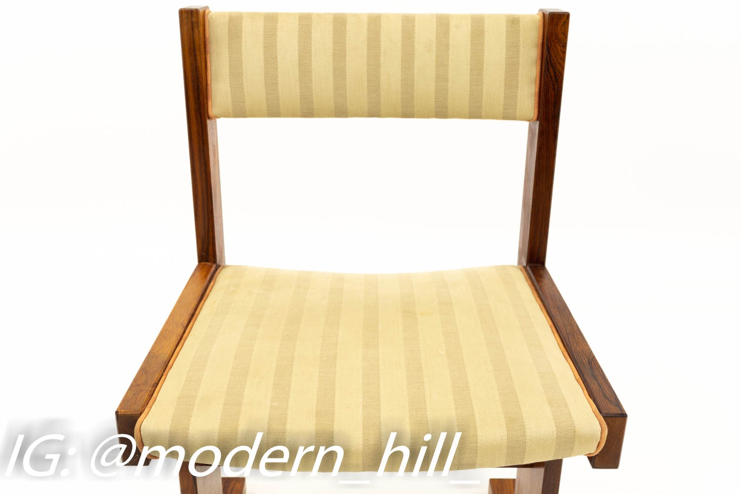 Rosewood Danish Mid Century Modern Dining Chairs by Gangso Mobler - Set of 6