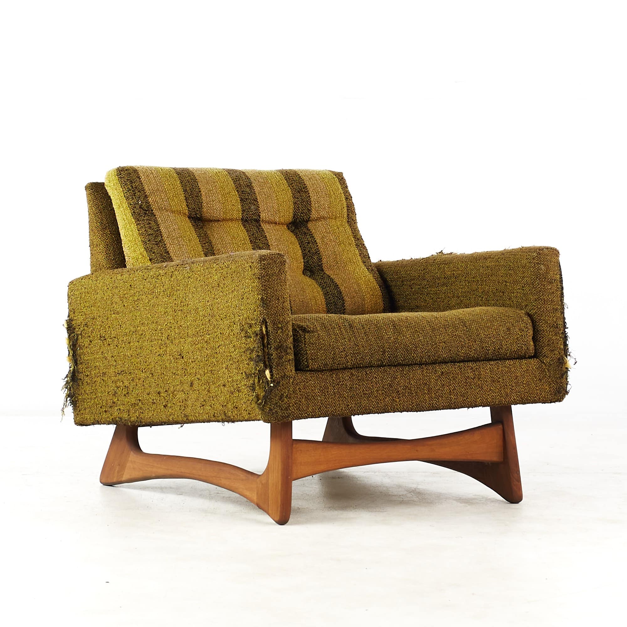 Adrian Pearsall for Craft Associates Mid Century Sleigh Leg Lounge Chair
