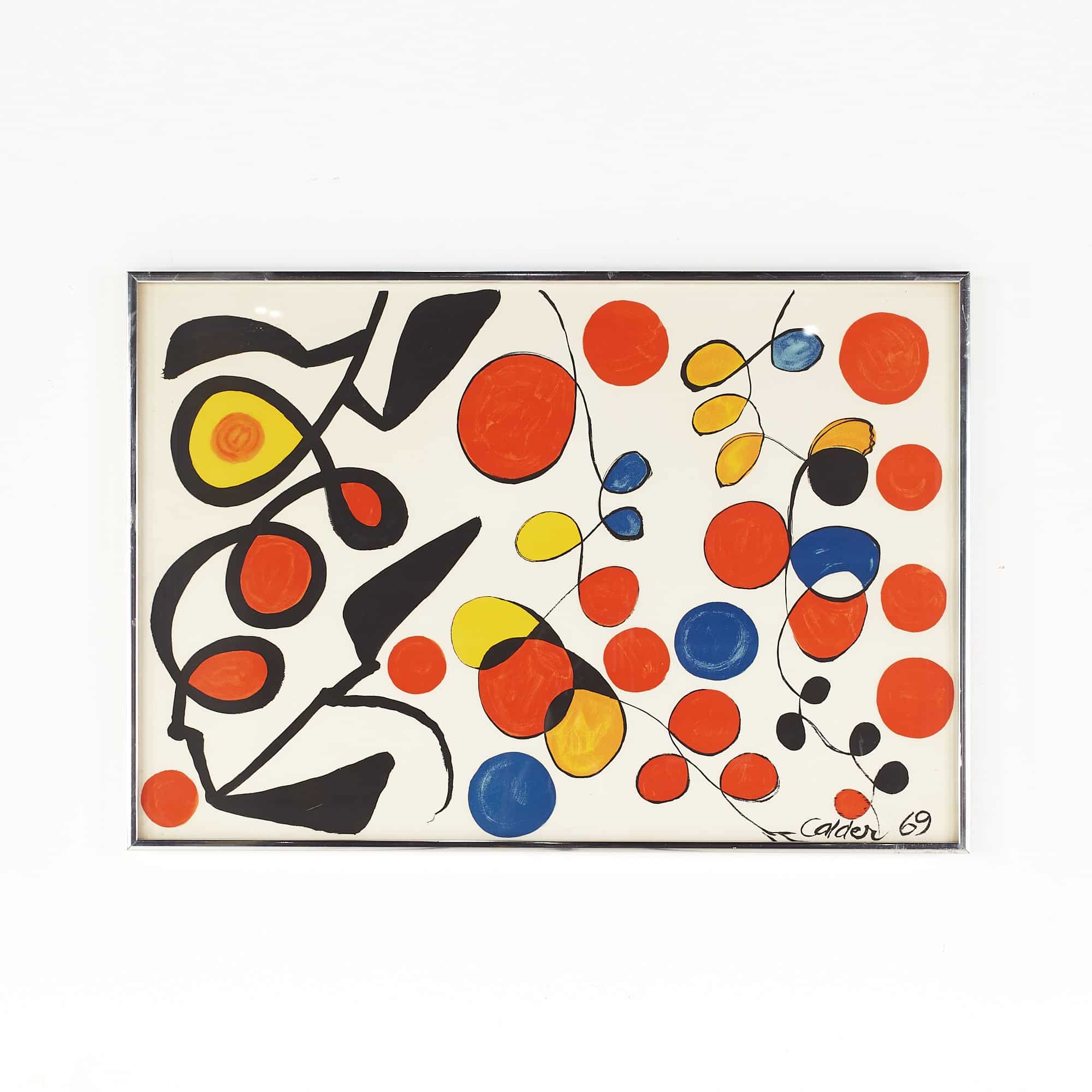 Alexander Calder Mid Century Spring Carnival Lithograph