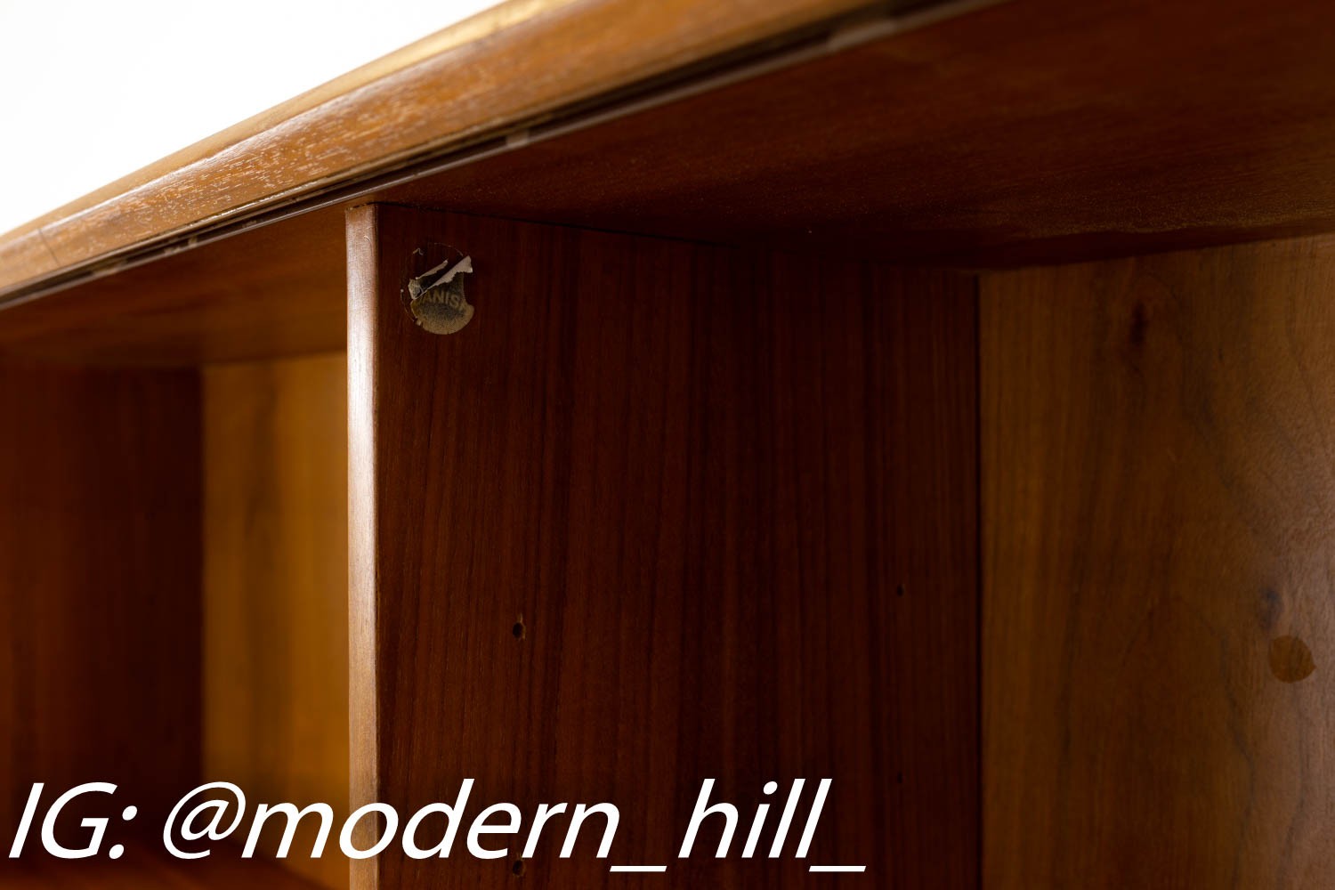 Svend Madsen Curved Bow Front Mid Century Teak Danish Credenza Sideboard & Hutch