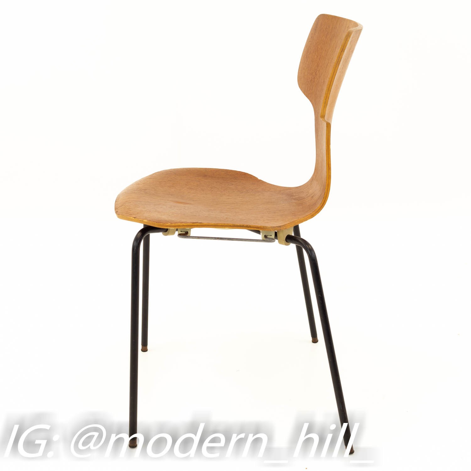 Arne Jacobsen for Fritz Hansen Model 3103 Mid Century Teak Hammer Dining Chairs - Set of 6