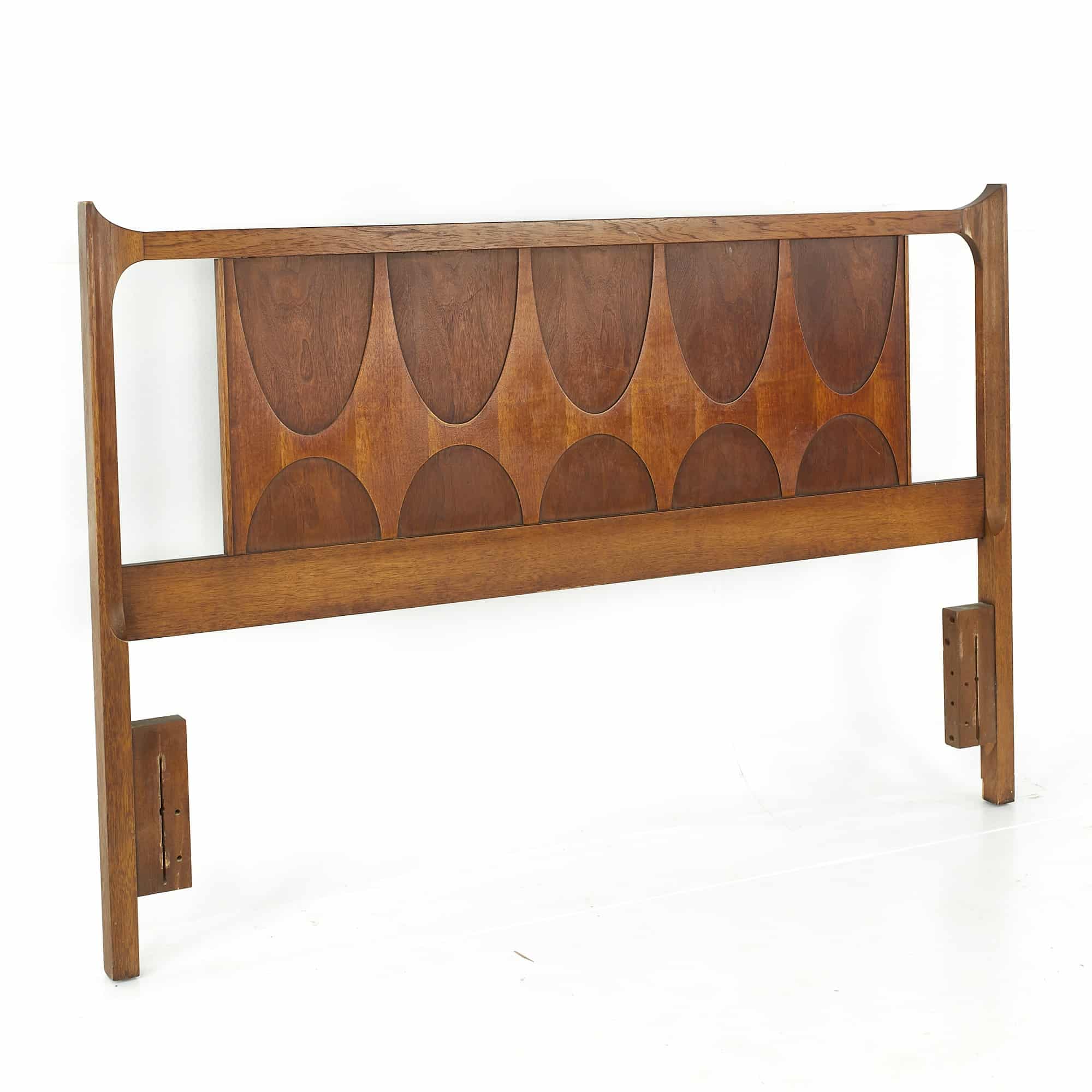 Broyhill Brasilia Mid Century Walnut Queen Headboard
