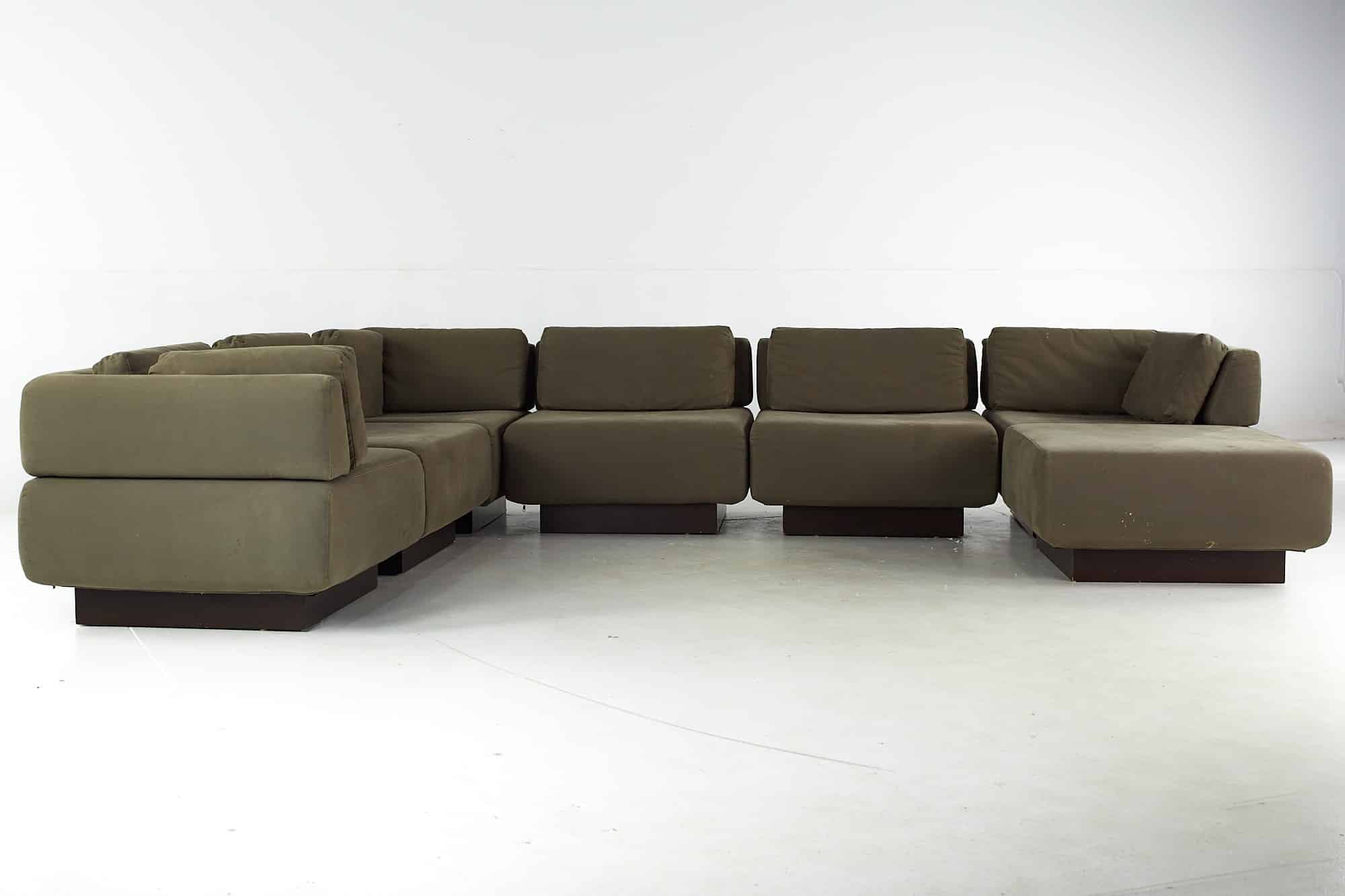 Harvey Probber Mid Century Sectional Sofa
