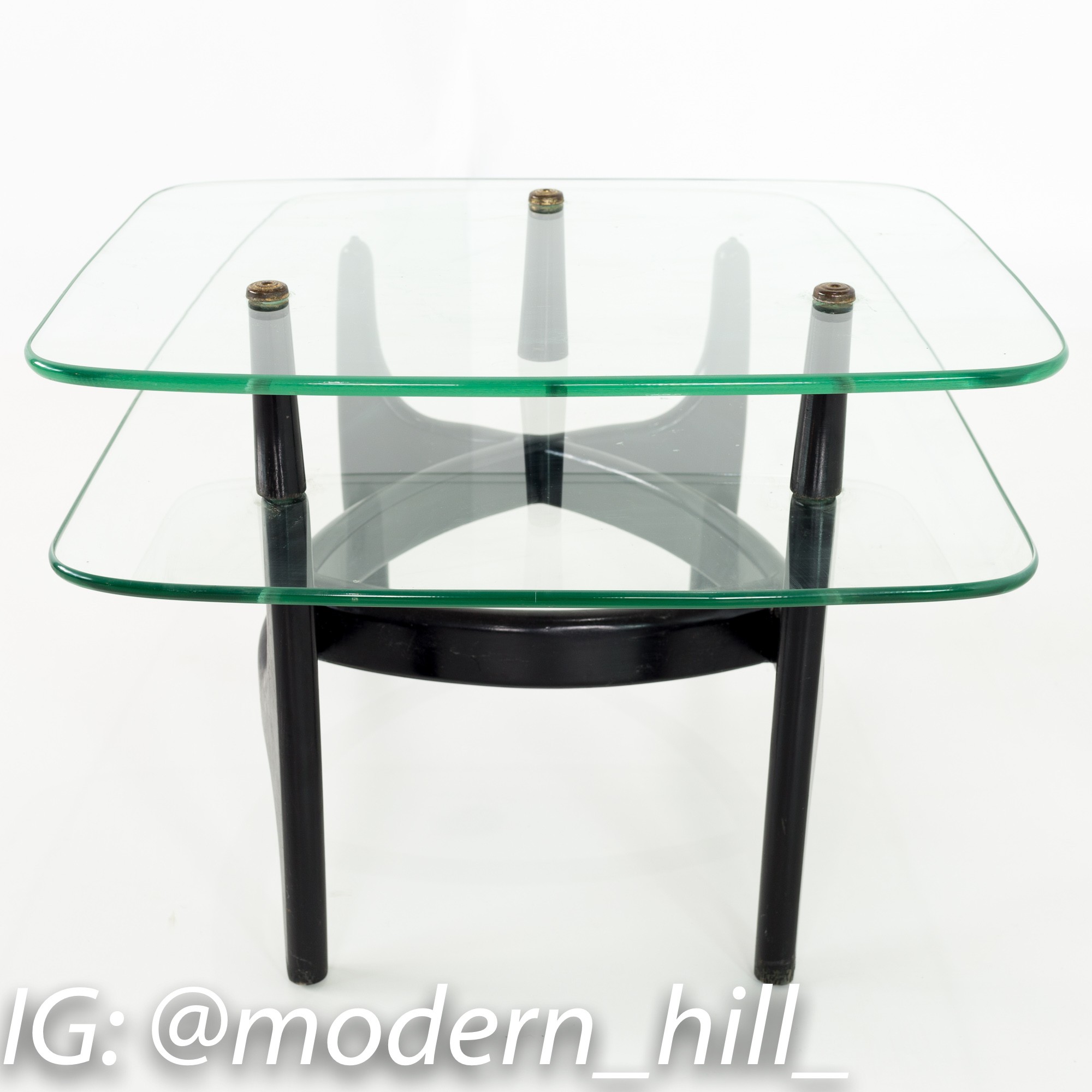 Images | Mid Century Modern Furniture - Mid Century Furniture Chicago Adrian Pearsall Mid Century Modern Glass and Black Ebonized Side End Table
