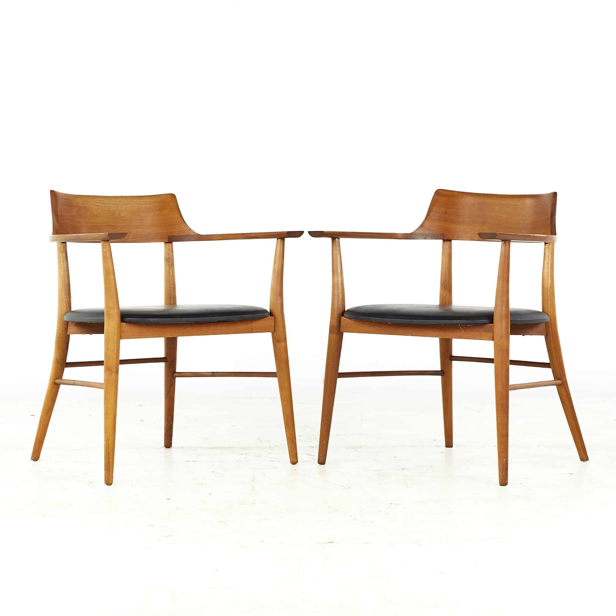 Paul Mccobb for Directional Mid Century Occasional Lounge Chairs - Pair