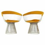 Warren Platner for Knoll Mid Century Dining Chairs - Pair