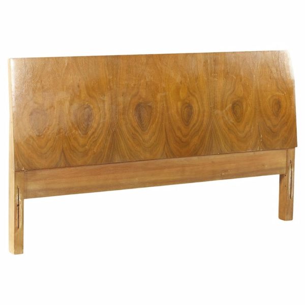american of martinsville mid century walnut full headboard