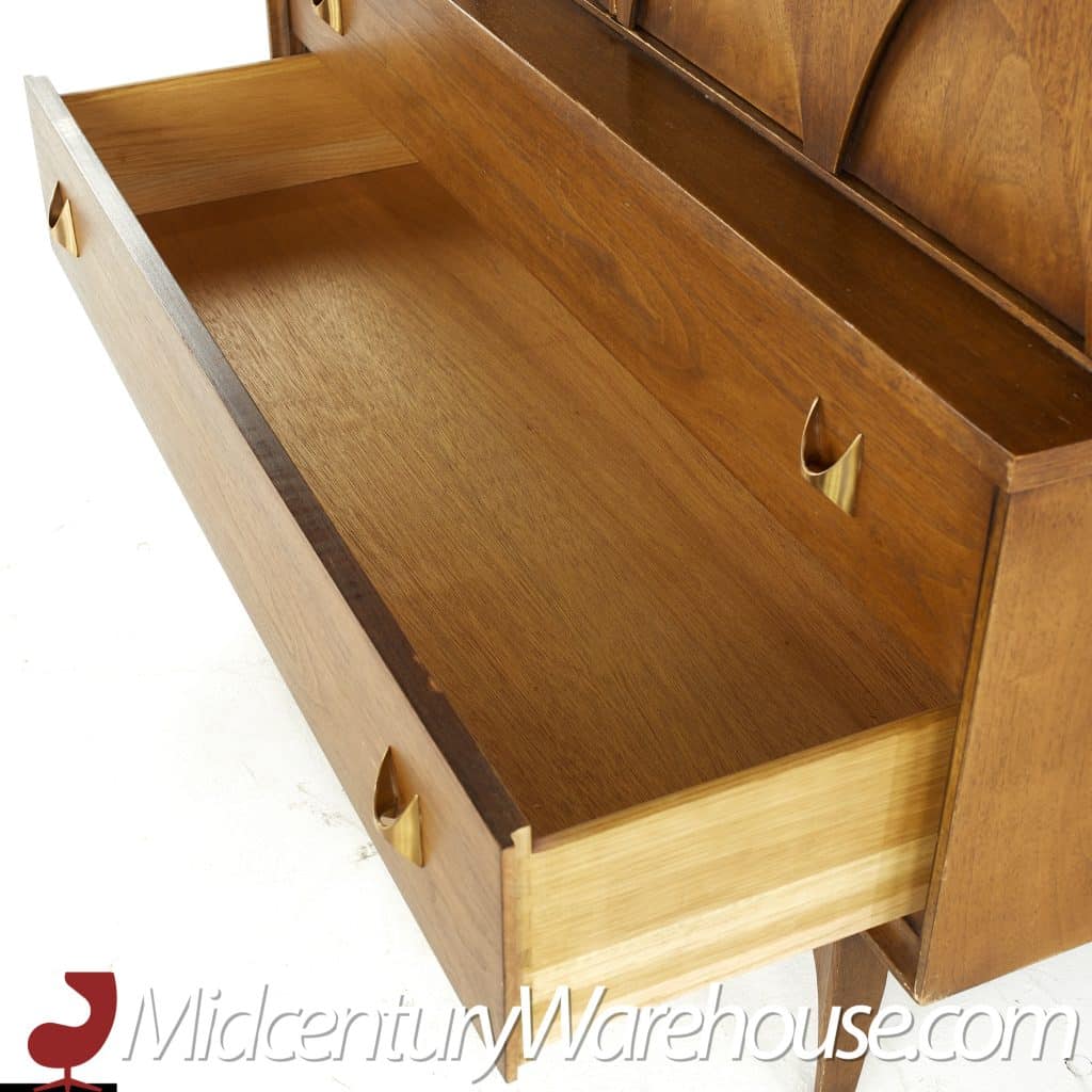 Broyhill Brasilia Mid Century Walnut Gentleman’s Chest