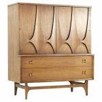 Broyhill Brasilia Mid Century Walnut Gentleman's Chest