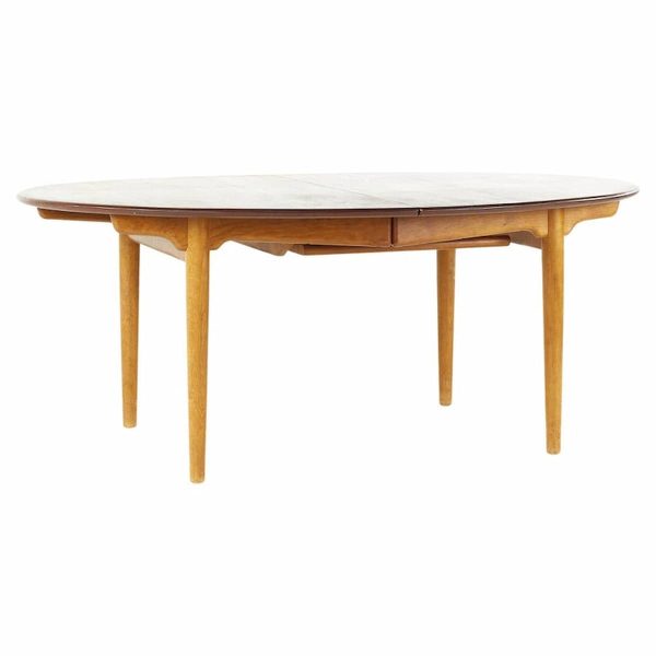 early original hans wegner for johannes hansen mid century model jh0567 teak dining table