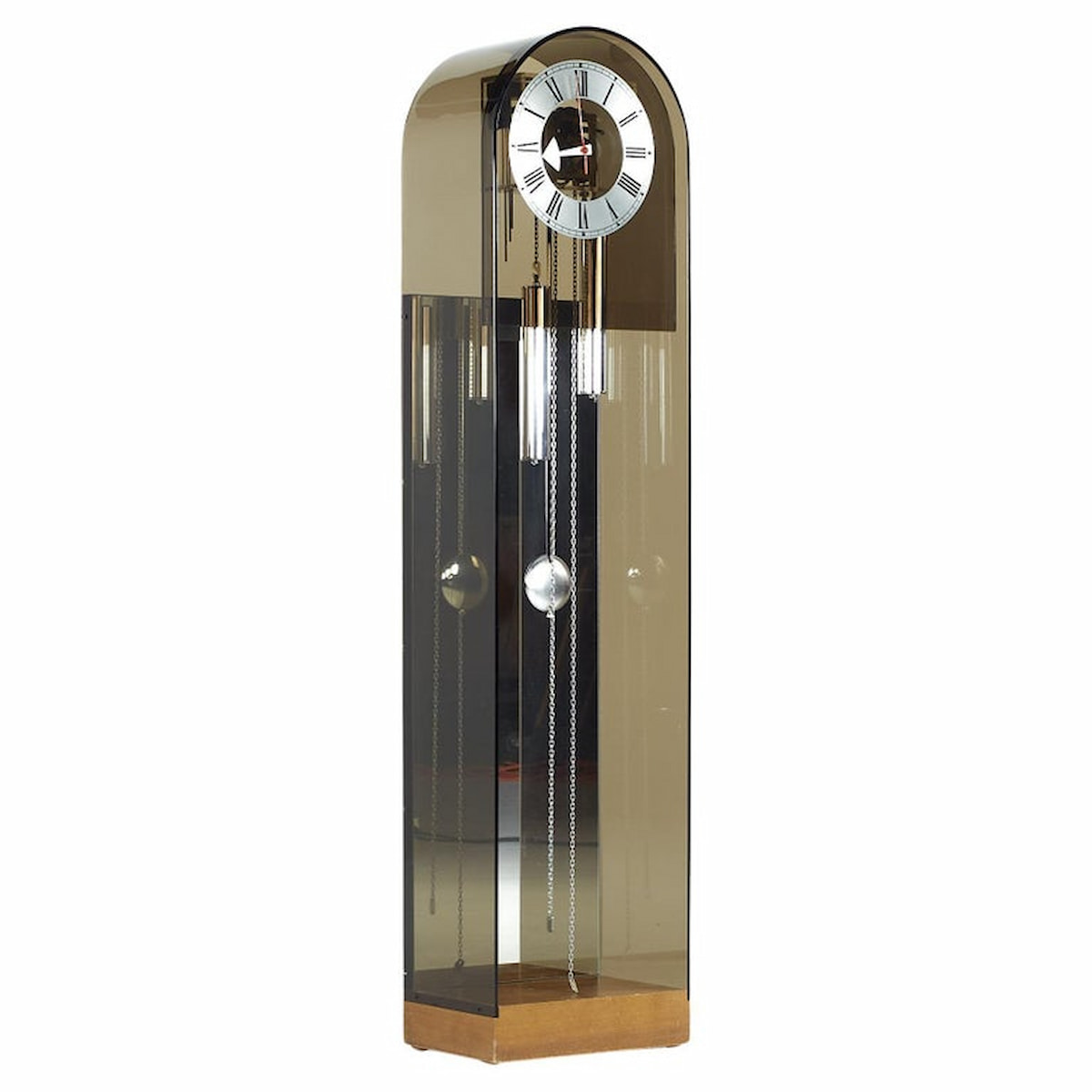 George Nelson for Howard Miller Mid Century Lucite Grandfather Clock