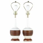 Mid Century Table Lamps - Pair