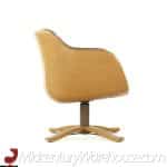 Ward Bennett Style Mid Century Swivel Lounge Chairs - a Pair 10 | Mid Century Modern Furniture - Mid Century Furniture Chicago