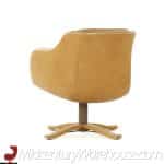 Ward Bennett Style Mid Century Swivel Lounge Chairs - a Pair 7 | Mid Century Modern Furniture - Mid Century Furniture Chicago