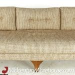 Adrian Pearsall Style Mid Century Walnut Gondola Sofa