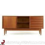Arne Vodder Style Mid Century Teak Credenza