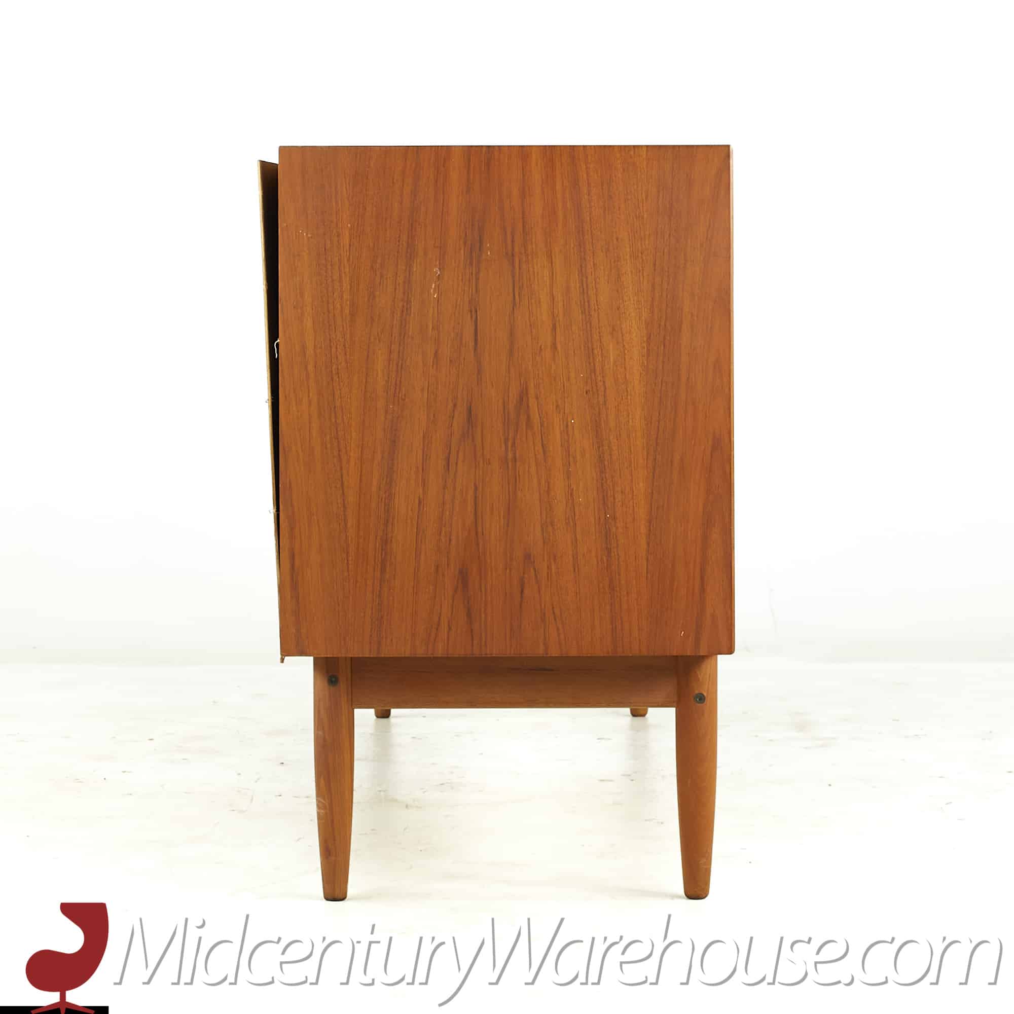 Arne Vodder Style Mid Century Teak Credenza