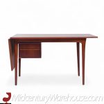 Arne Vodder for Sibast Mid Century Teak Drop Leaf Desk