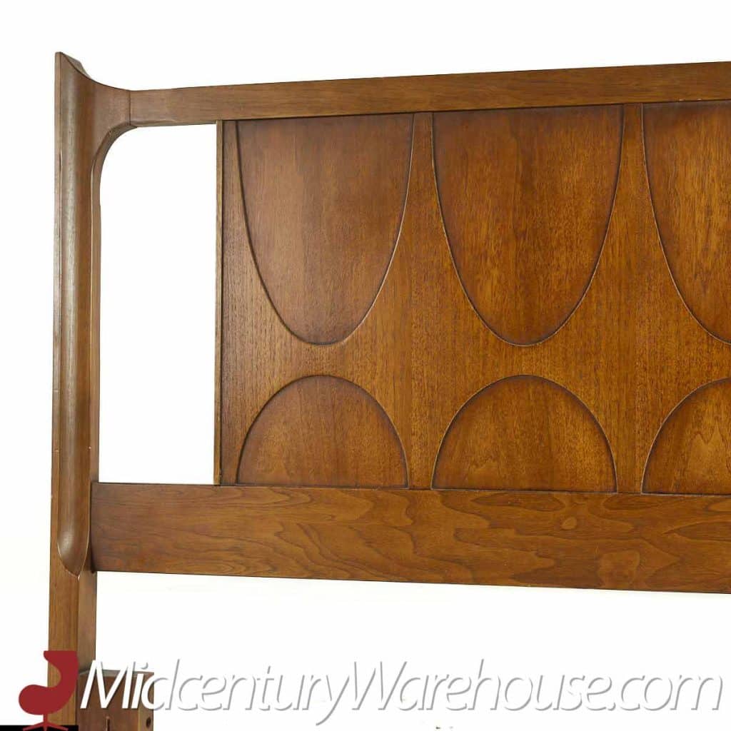 Broyhill Brasilia Mid Century Queen Walnut Headboard