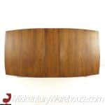 Broyhill Brasilia Mid Century Walnut Dining Table with One Leaf | Mid Century Modern Furniture - Mid Century Furniture Chicago Broyhill Brasilia Mid Century Walnut Dining Table with One Leaf