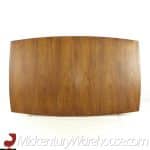 Broyhill Brasilia Mid Century Walnut Dining Table with One Leaf | Mid Century Modern Furniture - Mid Century Furniture Chicago Broyhill Brasilia Mid Century Walnut Dining Table with One Leaf