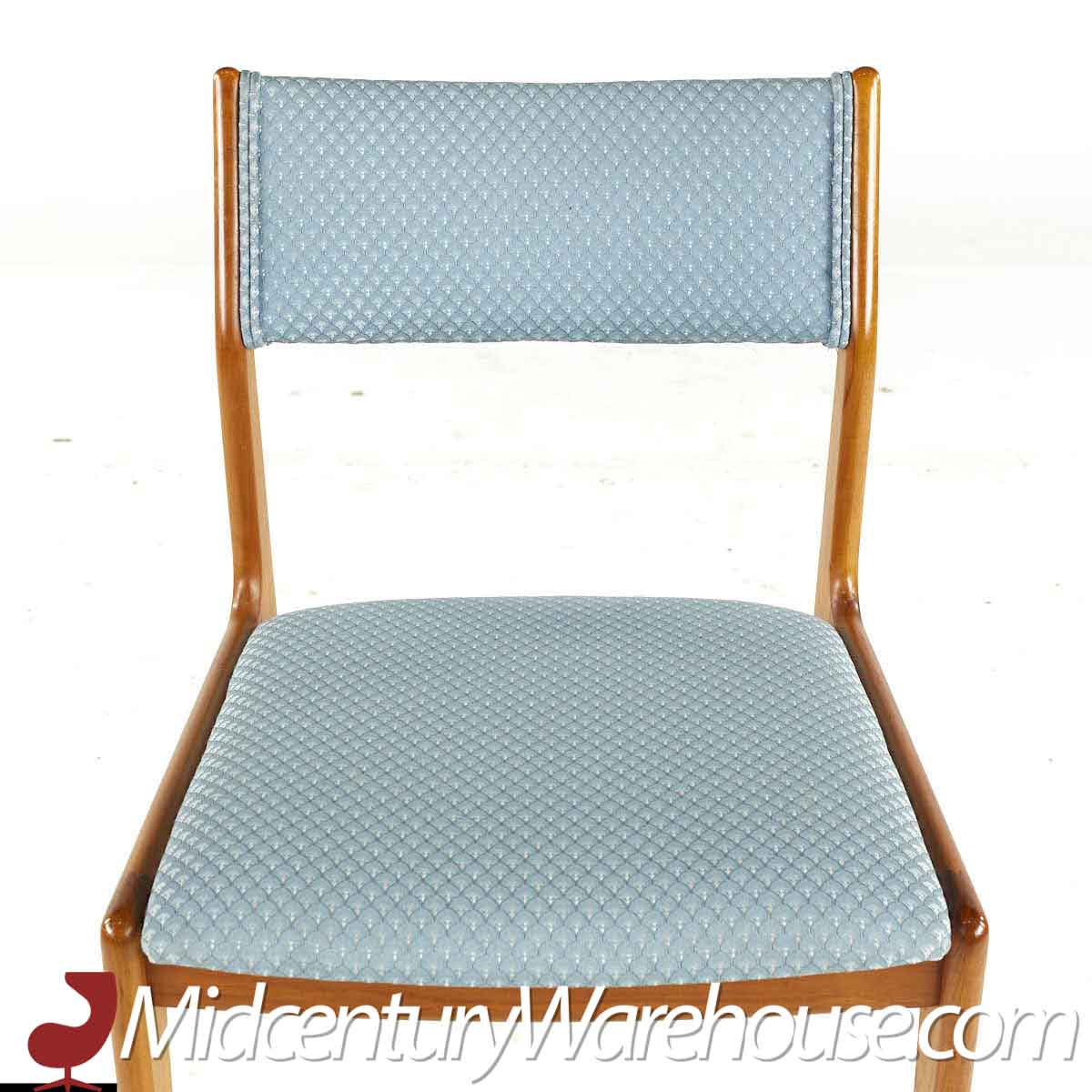 Erik Buch Style D-scan Mid Century Teak Dining Chairs - Set of 6