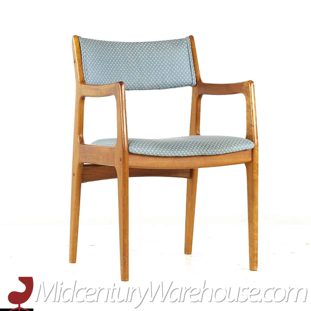 Erik Buch Style D-scan Mid Century Teak Dining Chairs - Set of 6