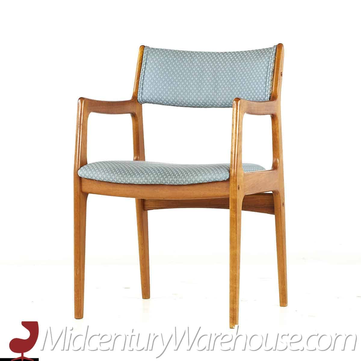 Erik Buch Style D-scan Mid Century Teak Dining Chairs - Set of 6
