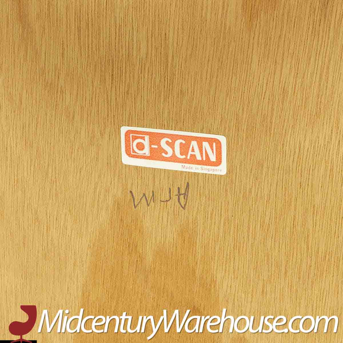 Erik Buch Style D-scan Mid Century Teak Dining Chairs - Set of 6