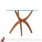 Forest Wilson Mid Century Walnut Side Tables - Pair