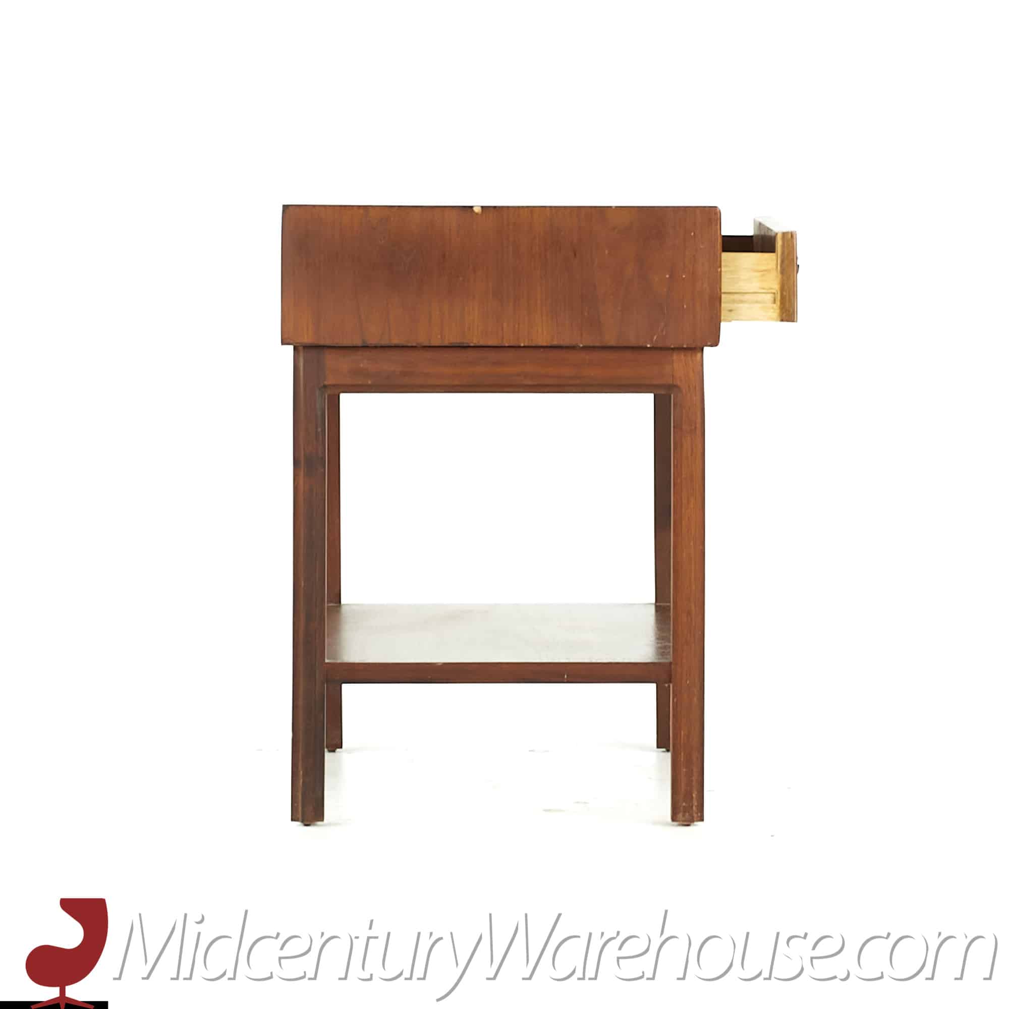 Jack Cartwright for Founders Mid Century Walnut Nightstand