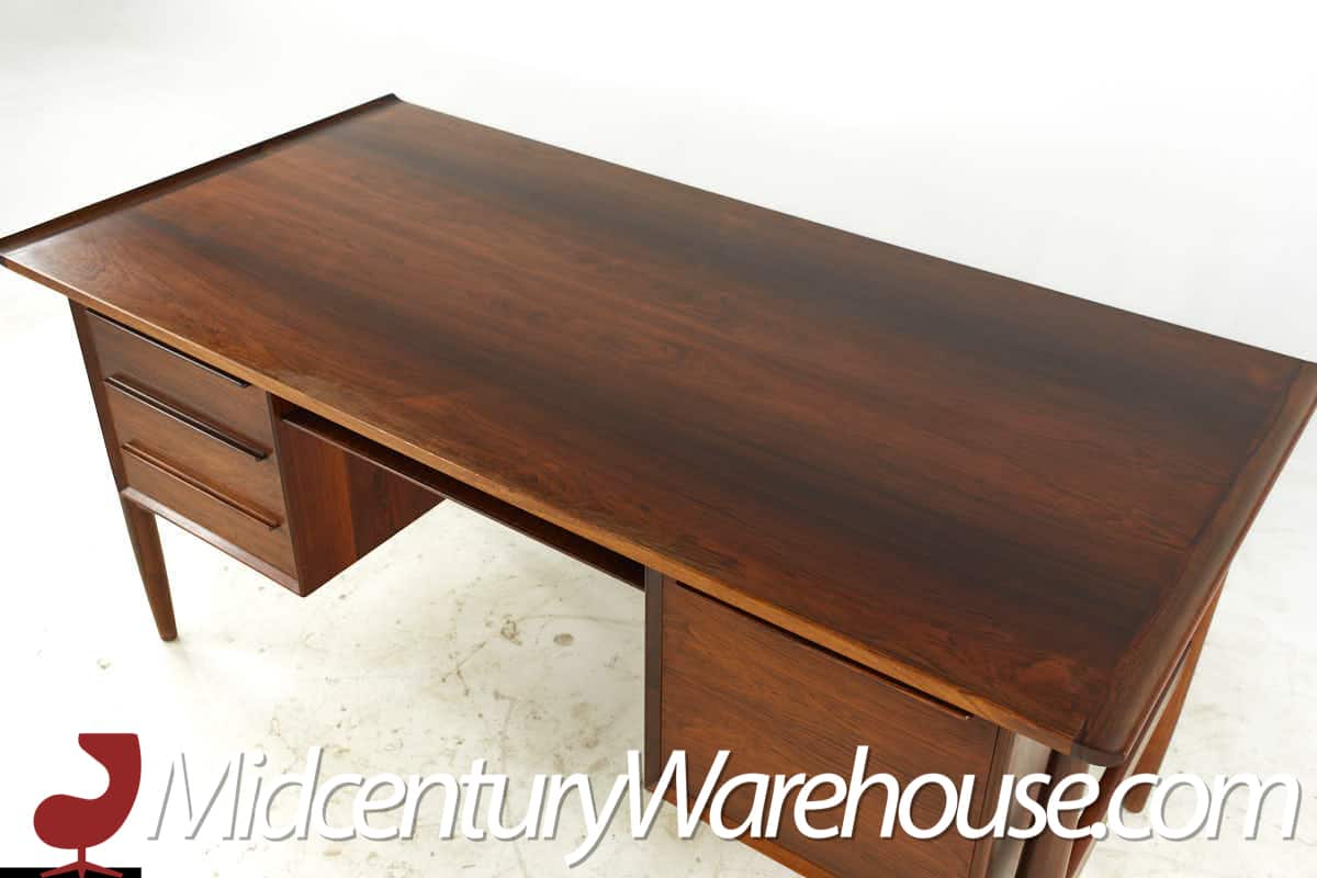 Hp Hansen Mid Century Danish Rosewood Desk