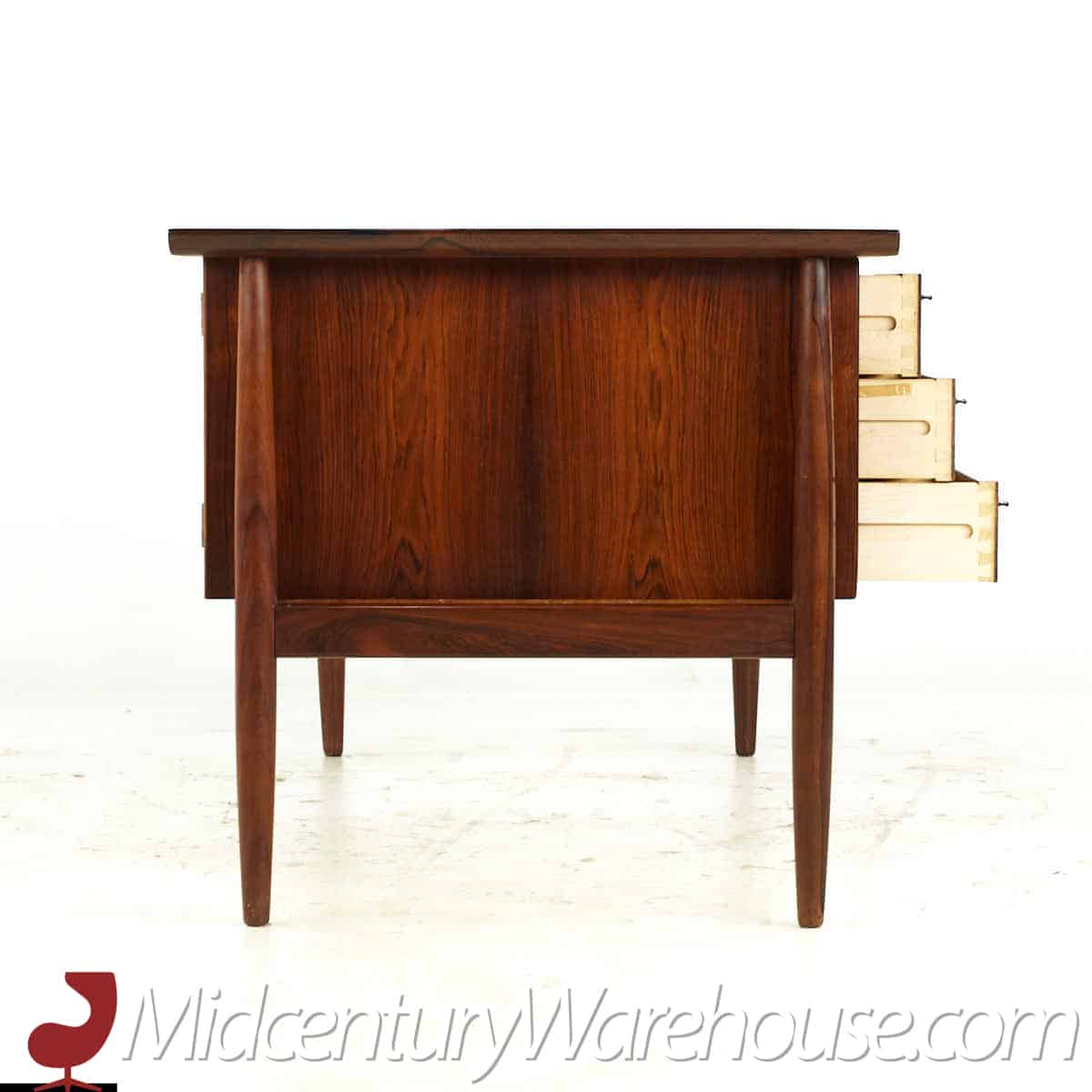 Hp Hansen Mid Century Danish Rosewood Desk