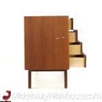 Jack Cartwright for Founders Mid Century Walnut Lowboy Dresser