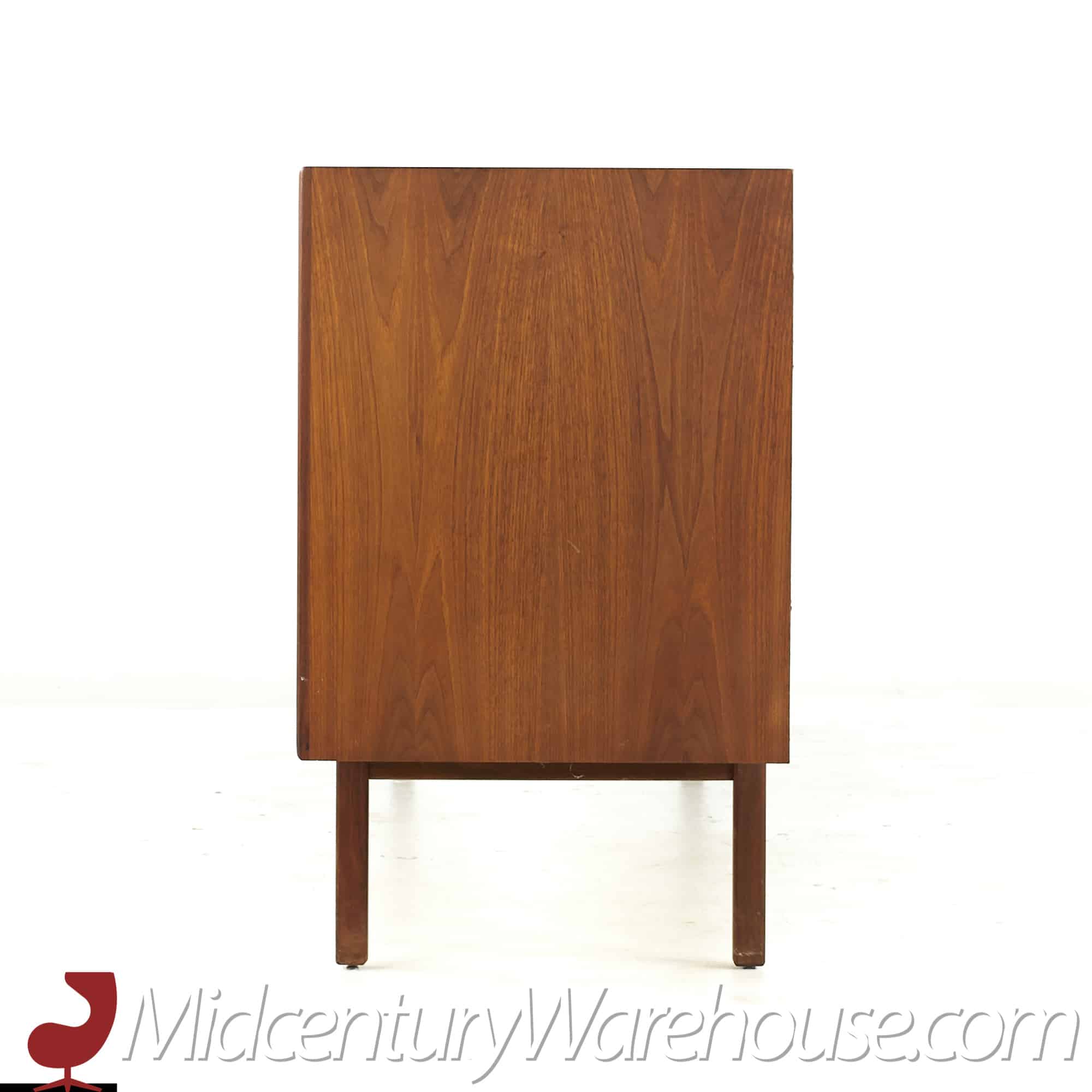 Jack Cartwright for Founders Mid Century Walnut Lowboy Dresser
