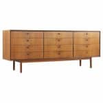 Jack Cartwright for Founders Mid Century Walnut Lowboy Dresser