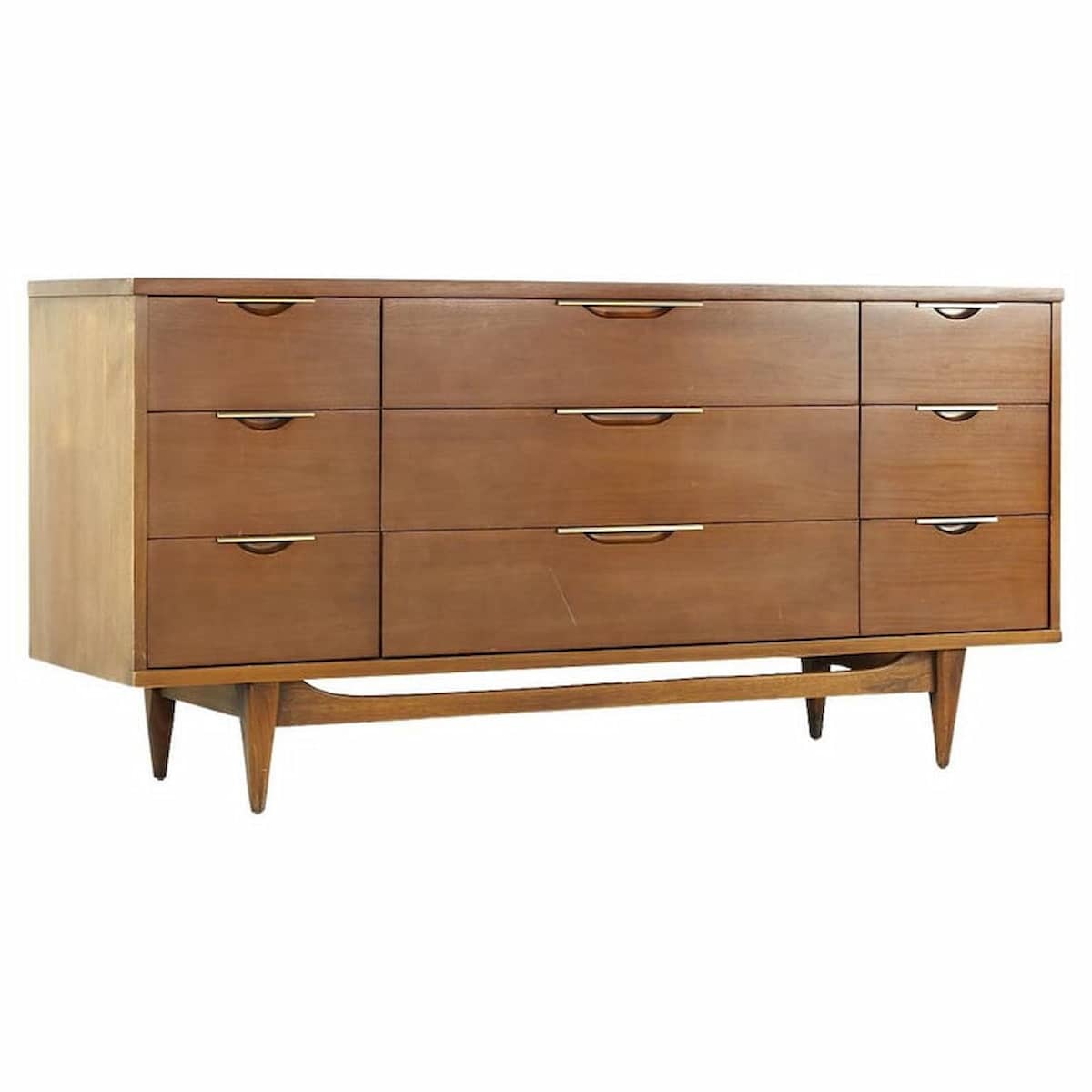 Kent Coffey Tableau Mid Century Lowboy (big Version)