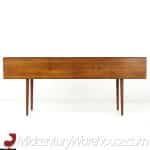 kipp stewart mid century drop leaf walnut dining table