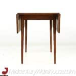 kipp stewart mid century drop leaf walnut dining table