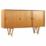 Kurt Ostervig Style Mid Century Danish Teak Credenza