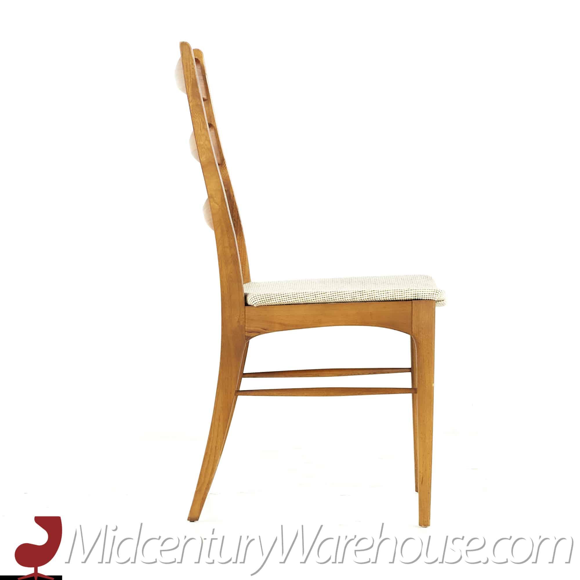 Lane Rhythm Mid Century Walnut Dining Chairs - Set of 6