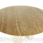 Mario Bellini Mid Century Stone International Travertine Dining Table